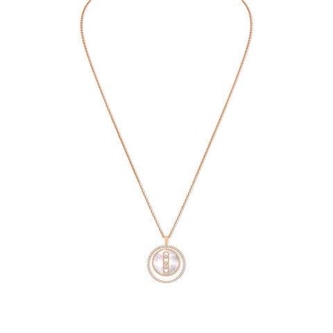 Messika White Mother-of-Pearl Lucky Move Pendant -