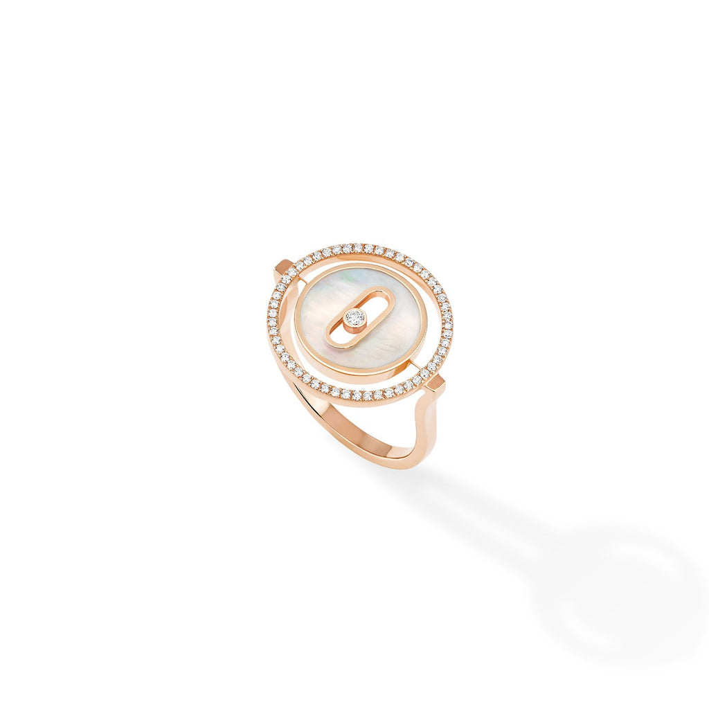 Messika White Mother-Of-Pearl Lucky Move Ring -