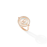 Messika White Mother-Of-Pearl Lucky Move Ring -