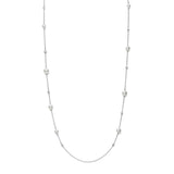 Mikimoto Akoya Cultured Pearl and Diamond Station Necklace-Mikimoto Akoya Cultured Pearl and Diamond Station Necklace - MPQ10105ADXW