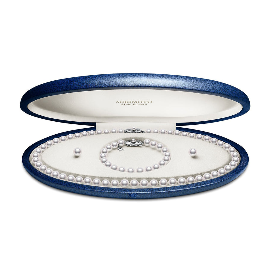 Mikimoto Akoya Cultured Pearl Box Set - UN80118VD1W3