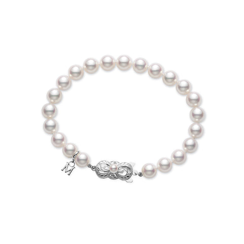 Mikimoto Akoya Cultured Pearl Bracelet-Mikimoto Akoya Cultured Pearl Bracelet - UD70107W