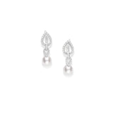 Mikimoto Akoya Cultured Pearl Earrings-Mikimoto Akoya Cultured Pearl Earrings -