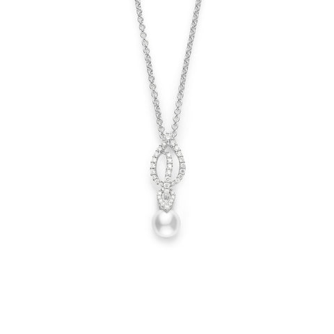 Mikimoto Akoya Cultured Pearl Necklace-Mikimoto Akoya Cultured Pearl Necklace -