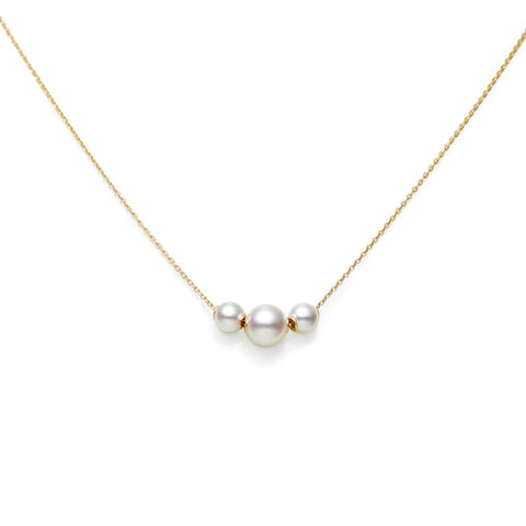Mikimoto Akoya Cultured Pearl Necklace-Mikimoto Akoya Cultured Pearl Necklace - MPQ10081AXXK