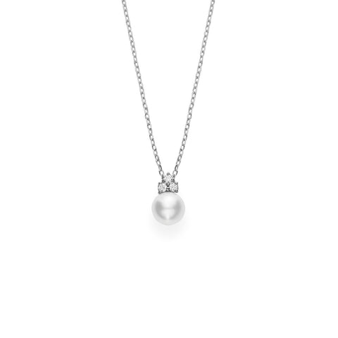 Mikimoto Akoya Cultured Pearl Necklace-Mikimoto Akoya Cultured Pearl Necklace -