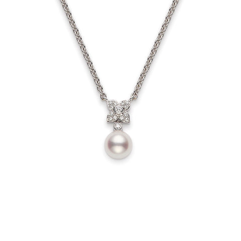 Mikimoto Akoya Cultured Pearl Necklace-Mikimoto Akoya Cultured Pearl Necklace -