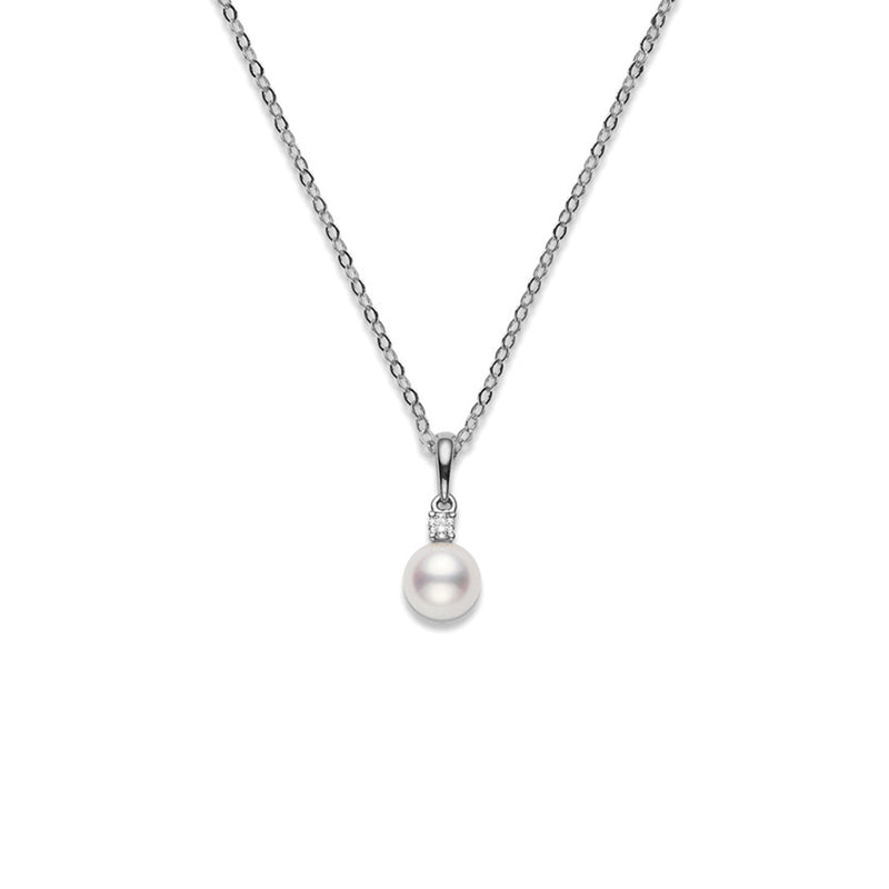 Mikimoto Akoya Cultured Pearl Necklace-Mikimoto Akoya Cultured Pearl Necklace - PPS803DW