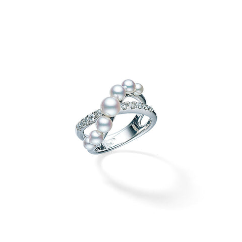 Mikimoto Akoya Cultured Pearl Ring-Mikimoto Akoya Cultured Pearl Ring -