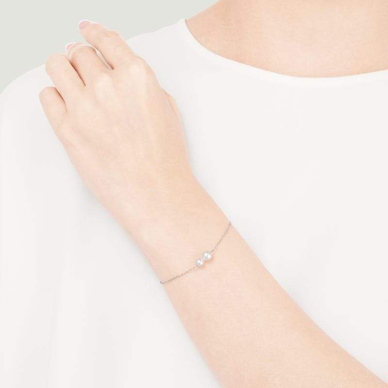 Mikimoto Akoya Cultured Pearl Station Bracelet MDQ10055AXXW