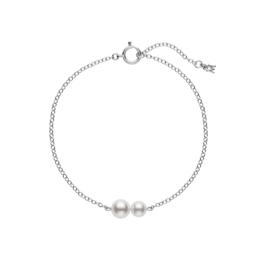 Mikimoto Akoya Cultured Pearl Station Bracelet - MDQ10055AXXW