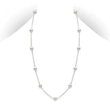 Mikimoto Akoya Cultured Pearl Station Necklace-Mikimoto Akoya Cultured Pearl Station Necklace - PCQ158LW