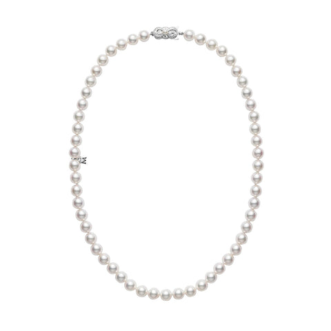 Mikimoto Akoya Cultured Pearl Strand 18" Necklace - U75218W