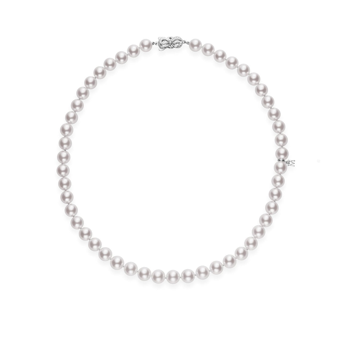 Mikimoto Reserve Akoya Cultured Pearl Necklace in Platinum U75516RP