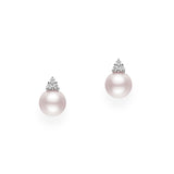 Mikimoto Akoya Cultured Pearl Stud Earrings-Mikimoto Akoya Cultured Pearl Stud Earrings - MEQ10140ADXW