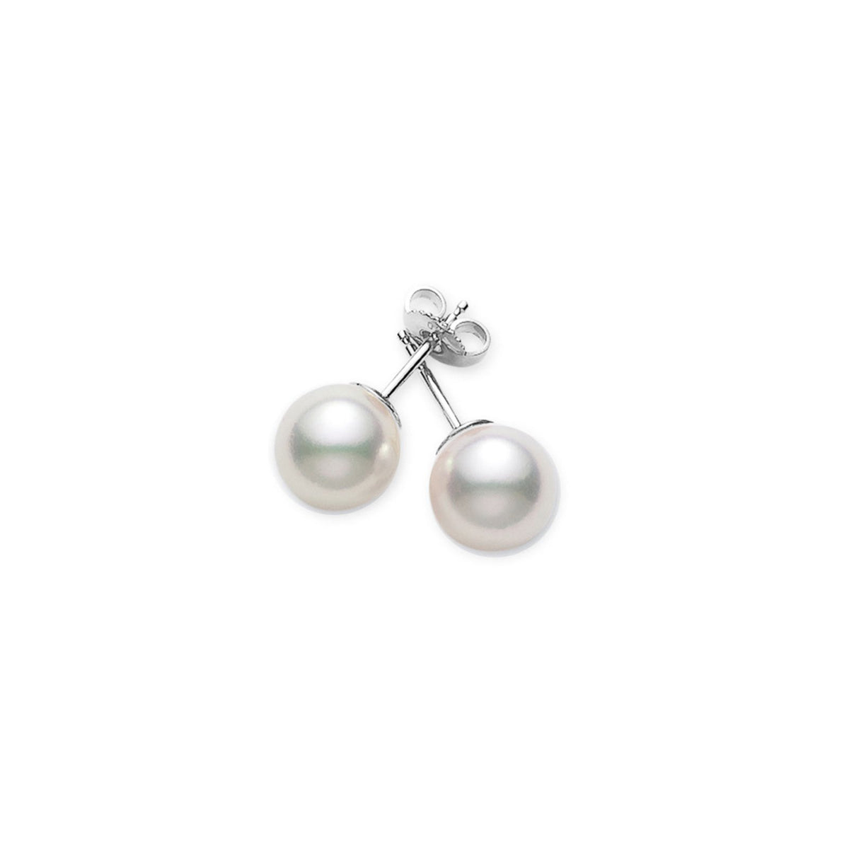 Mikimoto Akoya Cultured Pearl Stud Earrings -