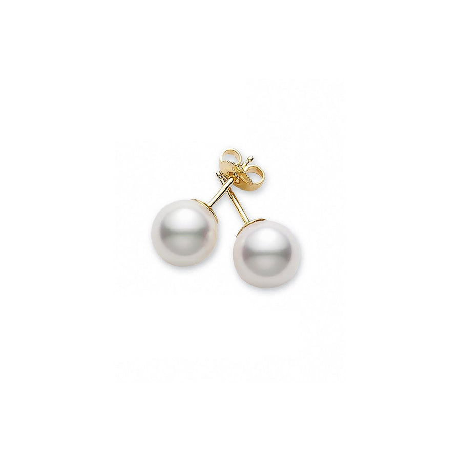 Mikimoto Akoya Cultured Pearl Stud Earrings -