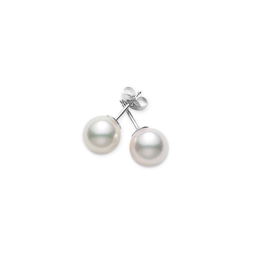 Mikimoto Akoya Cultured Pearl Stud Earrings -