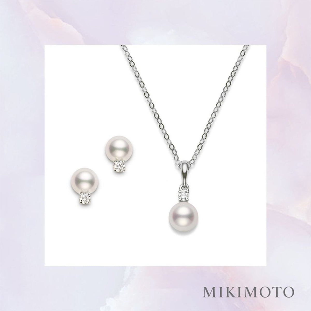 Mikimoto Akoya Cultured Pearl Stud Earrings -