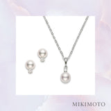 Mikimoto Akoya Cultured Pearl Stud Earrings-Mikimoto Akoya Cultured Pearl Stud Earrings - PES753DW