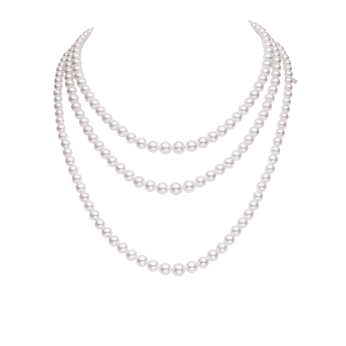 Mikimoto Akoya Cultured Pearl Triple Strand G90120TV1K