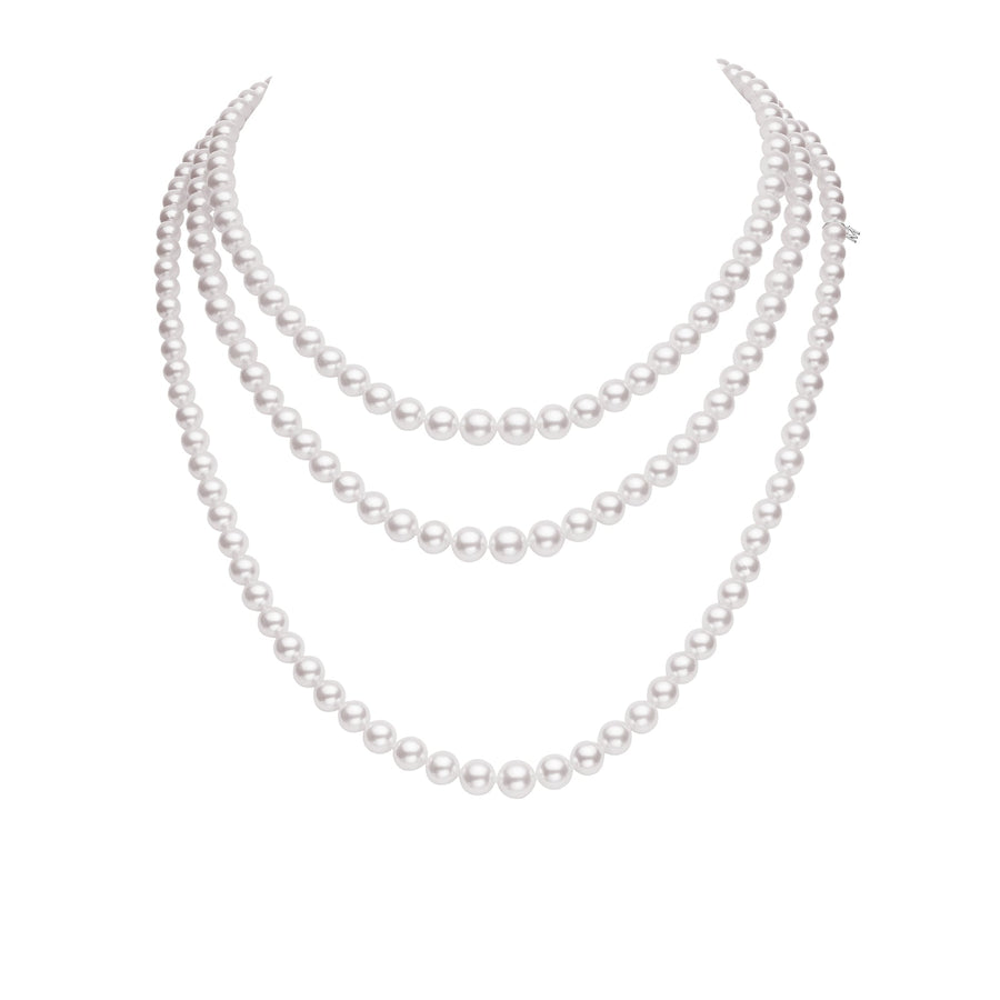 Mikimoto Akoya Cultured Pearl Triple Strand G90120TV1K