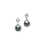 Mikimoto Black South Sea Cultured Pearl Earrings - PEA1048BDW
