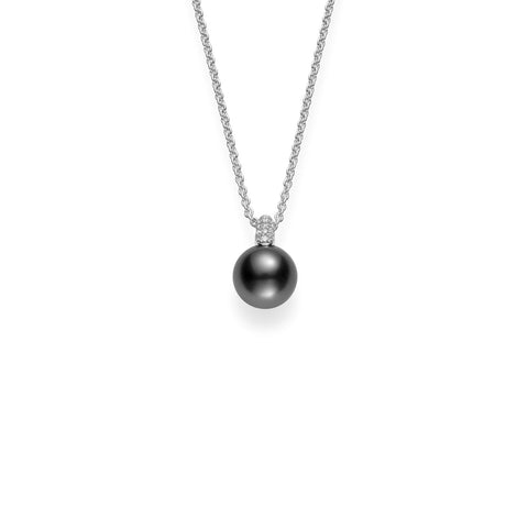 Mikimoto Black South Sea Cultured Pearl Necklace - MPA10309BDXW