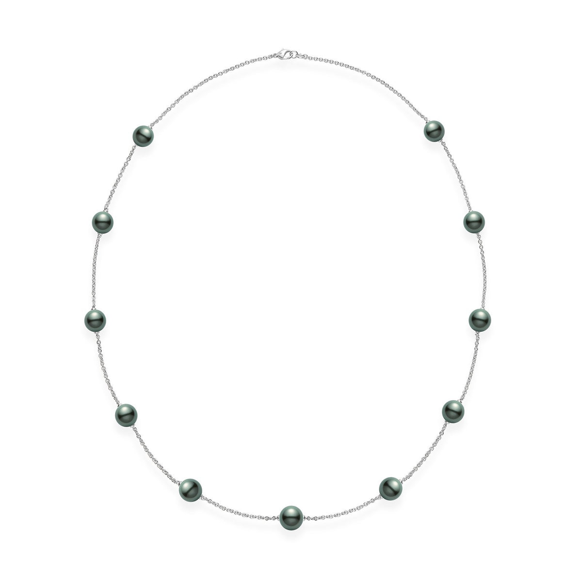 Mikimoto Black South Sea Cultured Pearl Necklace -