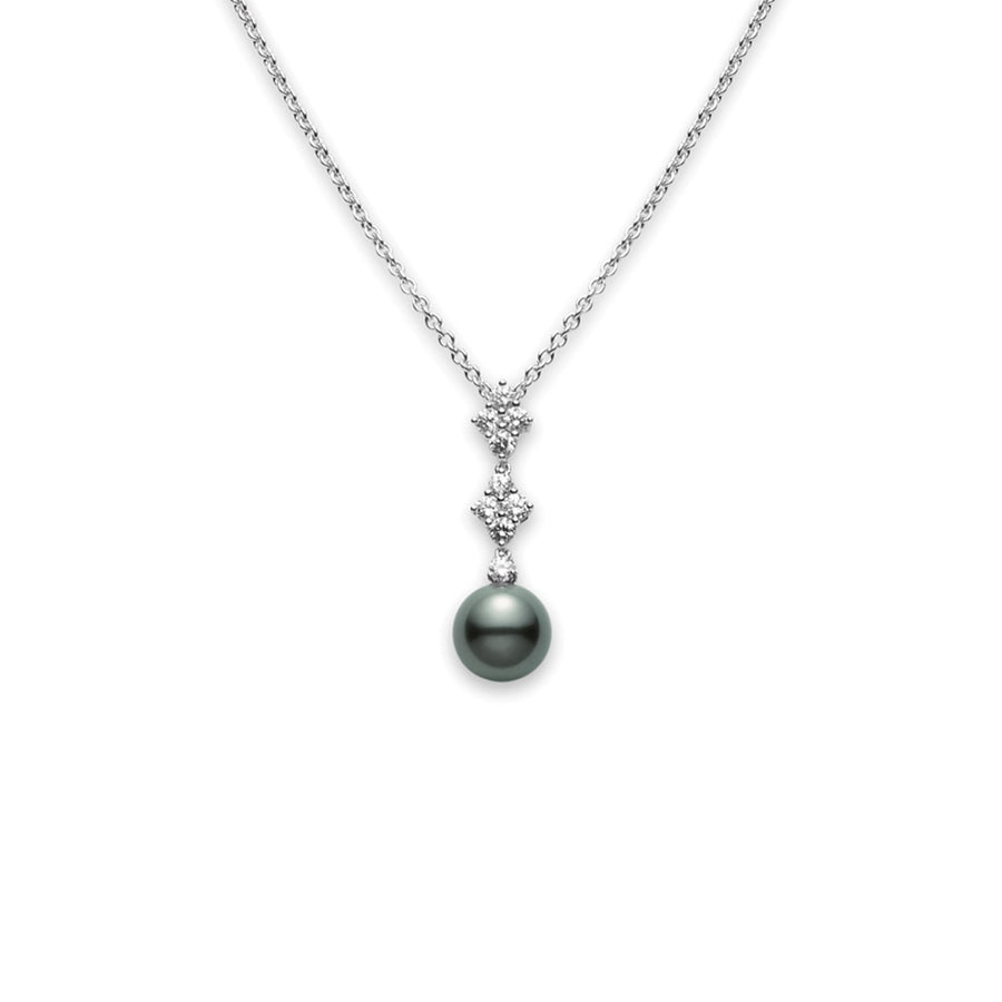 Mikimoto Black South Sea Cultured Pearl Necklace -