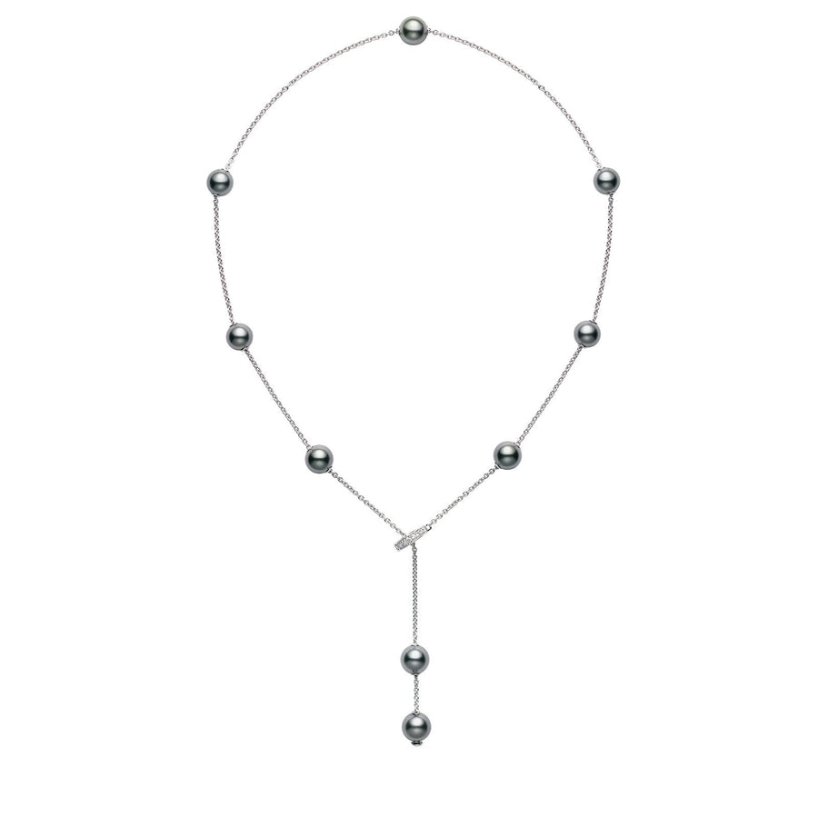 Mikimoto Black South Sea Cultured Pearl Necklace -
