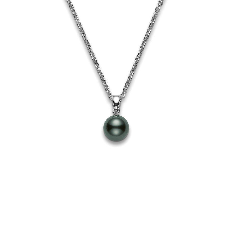 Mikimoto Black South Sea Cultured Pearl Necklace -