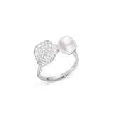 Mikimoto Fortune Leaves Akoya Cultured Pearl Ring - MRA10255ADXWR060