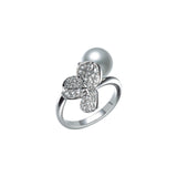 Mikimoto Fortune Leaves Akoya Cultured Pearl Ring - MRQ10023ADXWR060