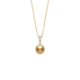 Mikimoto Golden South Sea Cultured Pearl Necklace -
