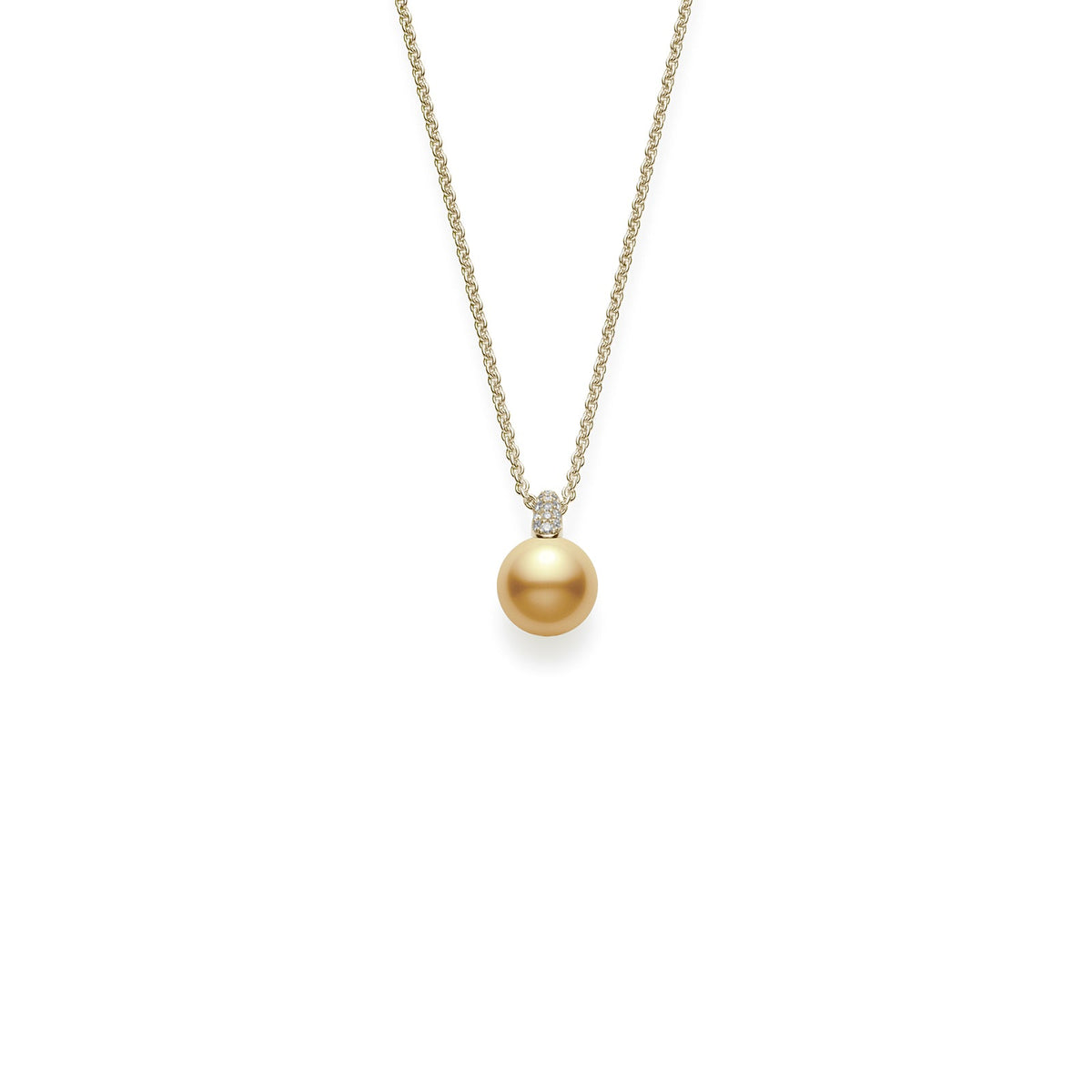 Mikimoto Golden South Sea Cultured Pearl Necklace - MPA10309GDXK