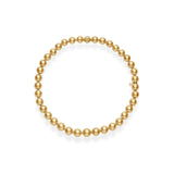 Mikimoto Golden South Sea Cultured Pearl Strand in 18 karat yellow gold.