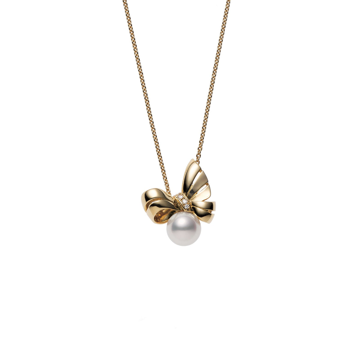 Mikimoto Jeux de Rubans Akoya Cultured Pearl Necklace - MPQ10098ADXK