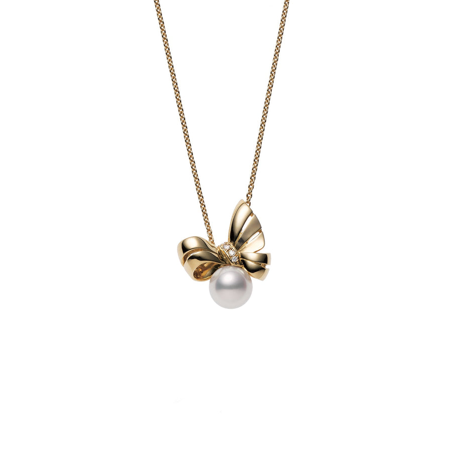 Mikimoto Jeux de Rubans Akoya Cultured Pearl Necklace - MPQ10098ADXK