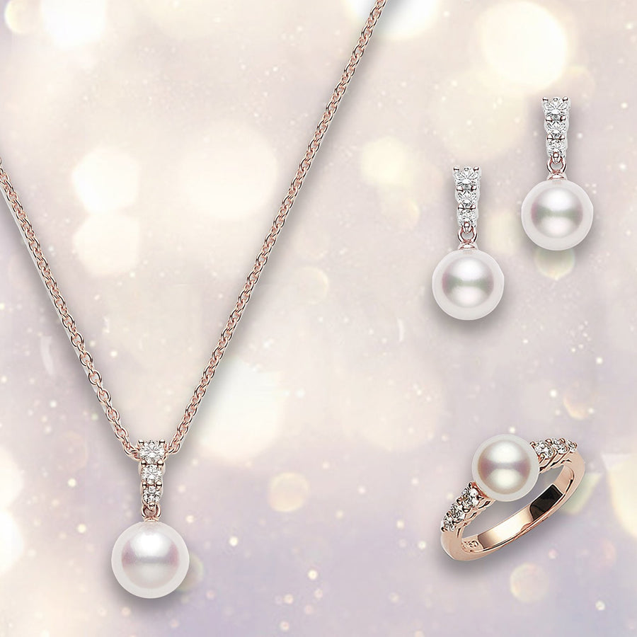Mikimoto Morning Dew Akoya Cultured Pearl Earrings -