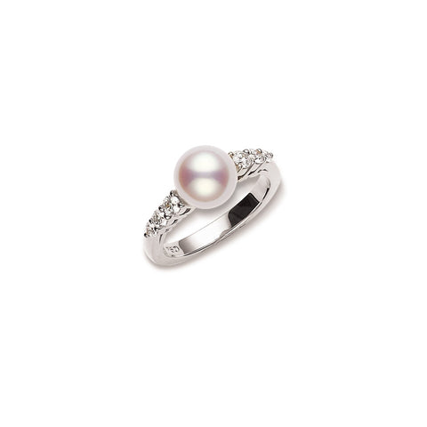 Mikimoto Morning Dew Akoya Cultured Pearl Ring - PRA538DW