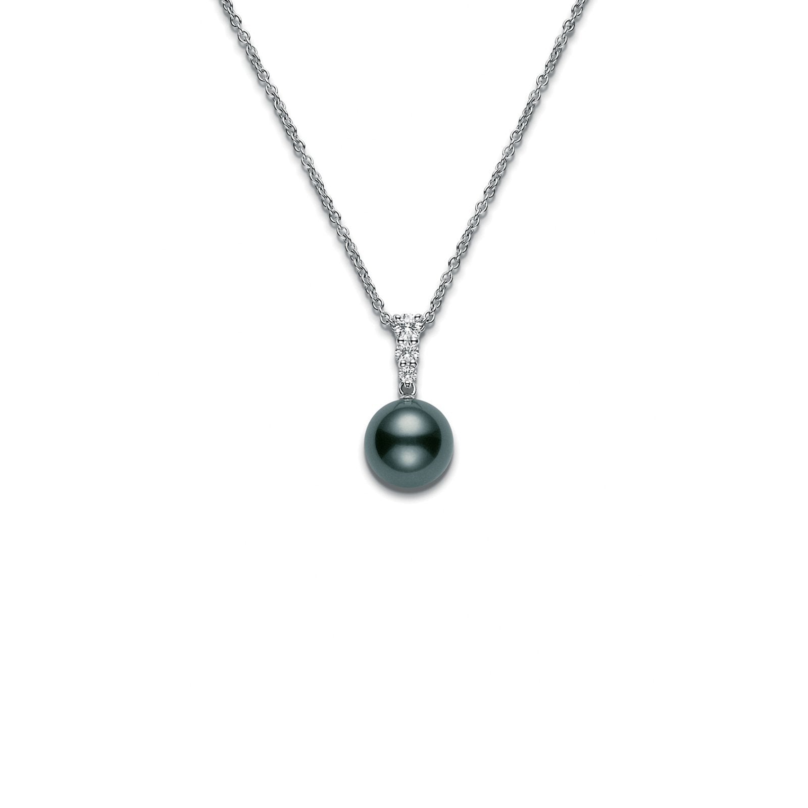 Mikimoto Black South Sea Cultured Pearl Necklace
