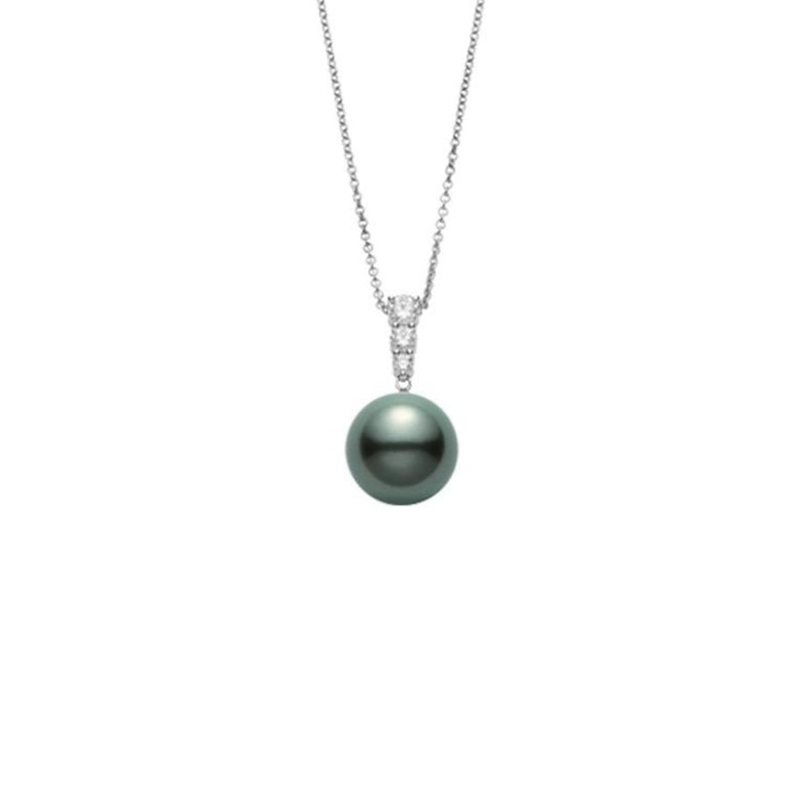 Mikimoto Morning Dew Black South Sea Cultured Pearl Pendant - MPA10197BDXW