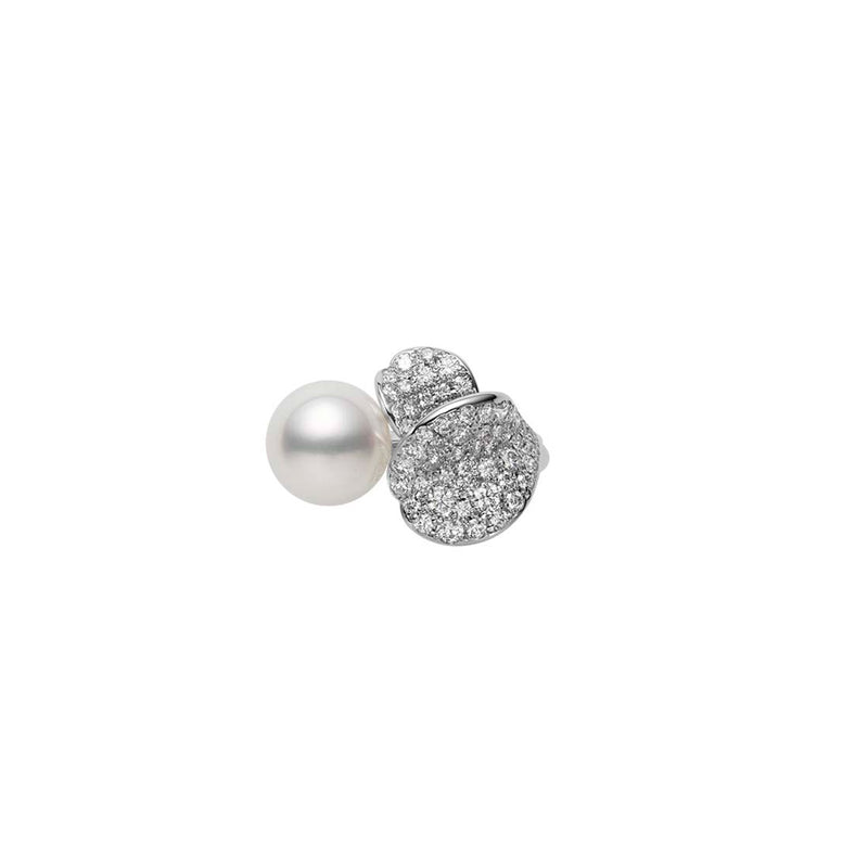 Mikimoto Les Pétales Place Vendôme Akoya Cultured Pearl Ring-Mikimoto Petal Akoya Cultured Pearl Ring -