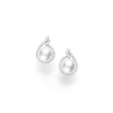 Mikimoto White South Sea Cultured Pearl Earrings-Mikimoto White South Sea Cultured Pearl Earrings -