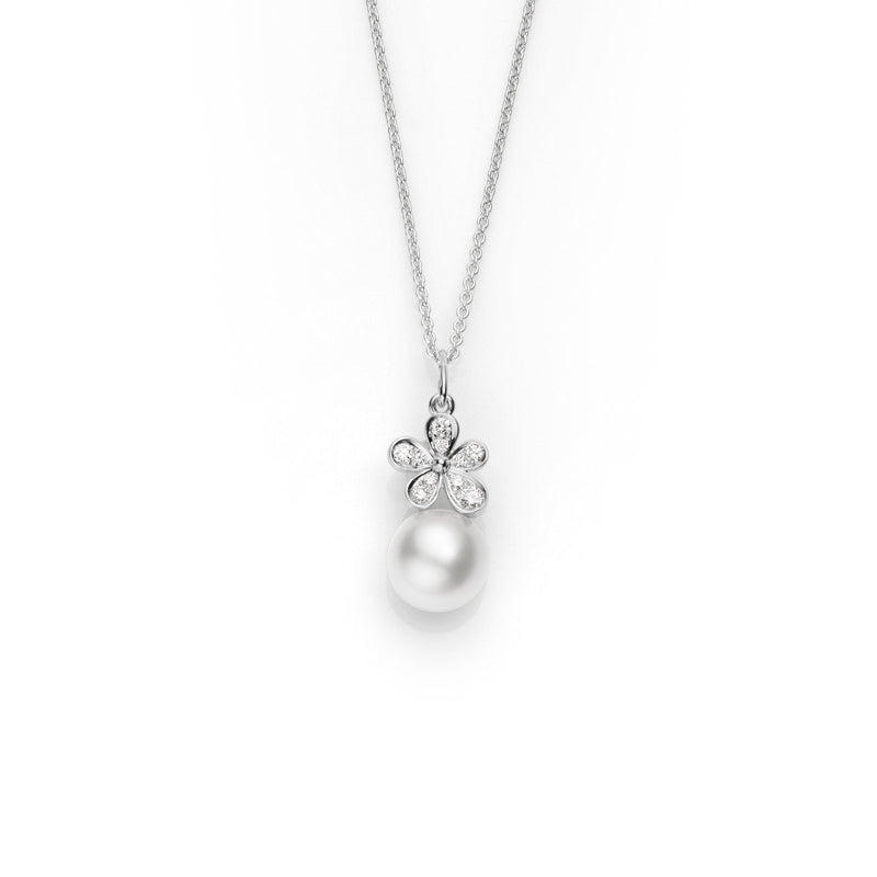 Mikimoto White South Sea Cultured Pearl Necklace-Mikimoto White South Sea Cultured Pearl Necklace -