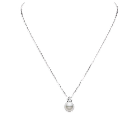 Mikimoto White South Sea Cultured Pearl Necklace-Mikimoto White South Sea Cultured Pearl Necklace - MPQ10155NDXW