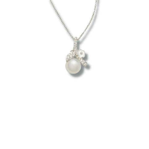 Mikimoto White South Sea Pearl Sakura Necklace-Mikimoto White South Sea Pearl Sakura Necklace - PPE747NDW