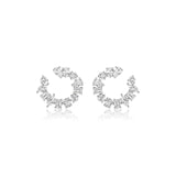Mixed-shape Diamond Earrings-Mixed-shape Diamond Earrings - DENKA04462