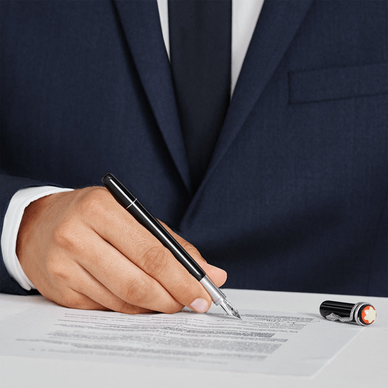 Montblanc Heritage Collection Rouge et Noir Special Edition Fountain Pen-Montblanc Heritage Collection Rouge et Noir Special Edition Fountain Pen -